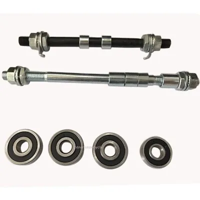 Axles And Bearings Set Of Alum Mag Wheel 26 /700C - Gas Motorized Bicycle Axle • $25.66