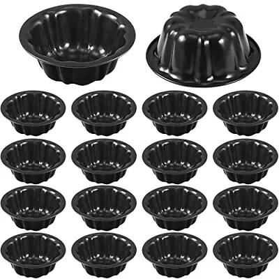 4 Inches Fluted Mini Cake Pan Nonstick Fluted Cake Pan Carbon Steel Tube Pan ... • $41.62