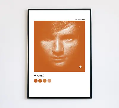 + (plus) Ed Sheeran Album Poster Colour Palette Art • £5