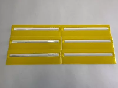 6 Lot Ruler With 2x Raised Magnifier 6 Inch Yellow 1/16 Graduation • $8.95