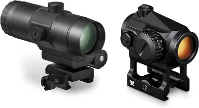 Vortex Optics Crossfire Red Dot Sight (CF-RD2) & 3X Magnifier (VMX-T3) • $348