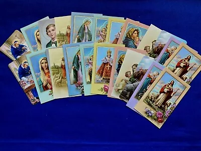 SALE Economical Lot Of 24 Vintage Fratelli Bonella Catholic HOLY CARDS  #C26 • $9