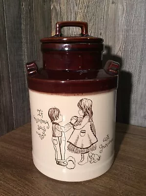 Royal Crownford Ironstone Cookie Jar If Mommy Says No Ask Grandma G10 • $19.99