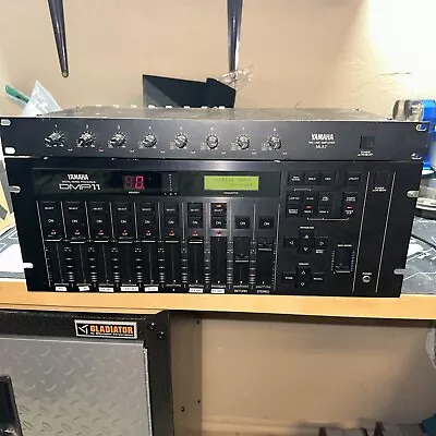 RackMount Yamaha DMP11 + MLA7 Digital Mixer Preamp Vintage For Parts Not Working • $100