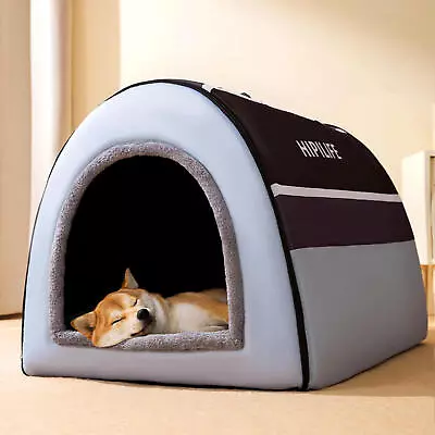 1X Warm Winter Indoor Large Dog House Removable And Washable Soft Warm Cave Bed • $81.57