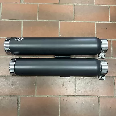 $450 • Buy Vance And Hines Widow Slip-Ons Black For Harley Davidson V-rod