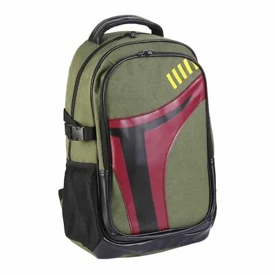 £42.99 • Buy Star Wars The Mandalorian Boba Fett Premium Backpack - Green School Laptop Bag