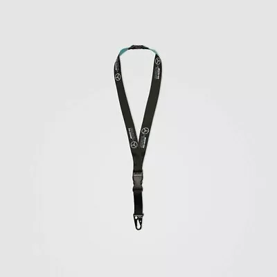 Mercedes AMG F1 2019 Carabiner Lanyard - BLACK - Licensed Merchandise • $25.27