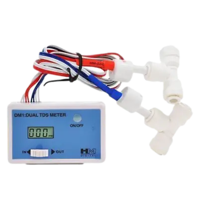 TDS Meter/Monitor - Authentic HM Digital DM-1 Inline Dual Channel TDS Monitor • £25.02