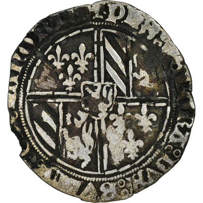 $90.75 • Buy [#972002] Coin, France, Flanders, Philippe Le Bon, Double Gros Vierlander, Bruge
