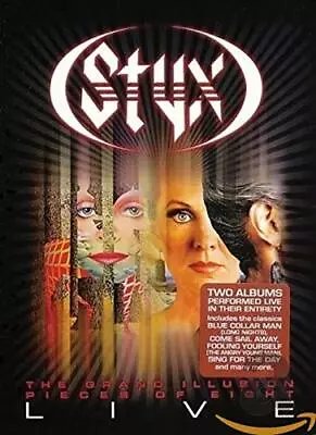 The Grand Illusion + Pieces Of Eight (Live) (DVD) Styx (UK IMPORT) • $8.27