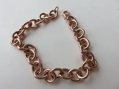 Gold Bracelet 9 Carat Rose Ladies With Links LOWER PRICE • £325