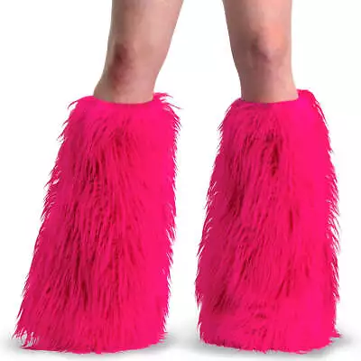 Demonia YETI-08 - Hot Pink Faux Fur Boot Sleeve • $41