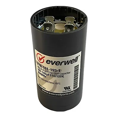 Motor Start Capacitor 161-193 MFD UF 110VAC 50/60Hz HVAC • $9.99