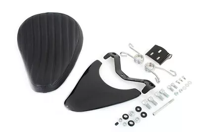 Spring Mount Bates Tuck And Roll Solo Seat Kit Fits Harley Davidson • $301.79