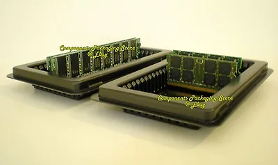 DRAM DDR2 DDR3 Memory Tray-Holder-Box 10 Fits 100 DIMM Or 200 SODIMM Anti Static • $39.97