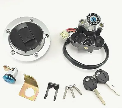 $38.89 • Buy Ignition Switch Fuel Gas Cap Cover Seat Lock Key Set For  Suzuki TL1000R TL1000S