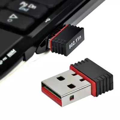 Mini USB WiFi Dongle 802.11 B/G/N Wireless Network Adapter For Laptop E5R1 A6R3 • $1.64