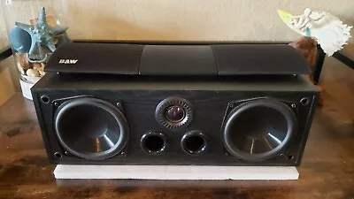 B&W DM-600 IFS 2-Way 2-120MM Mid Woofer & 1-26MM Tweeter Center Channel - Xclnt+ • $215