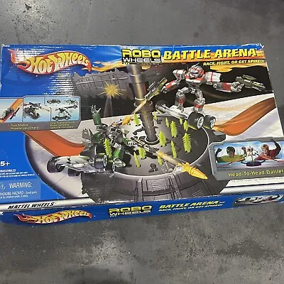 Vintage  Mattel  Hot Wheels  HotWheels  Robo  Wheels  Battle  Arena Full Set • $48