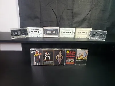 Rock N Roll Soul Disco Cassette Tape Lot Of 11 Skynyrd Elvis AC/DC Sabbath • $29.99