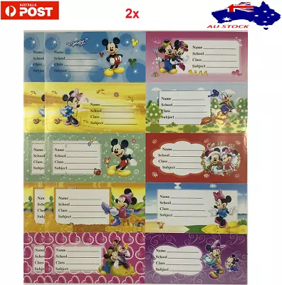 20 School Book Labels Name Stickers • $2.99