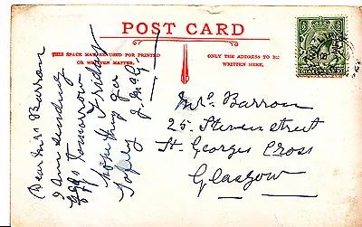 £3.99 • Buy Genealogy Postcard - Family History - Barron - St Georges Cross - Glasgow  A1471