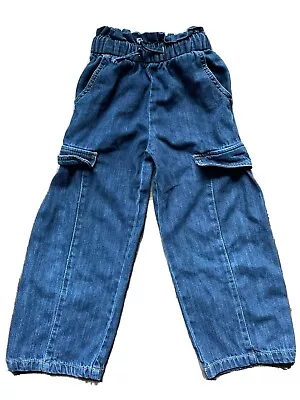 Zara Girls Stylish Baggy Relaxed Denim Size 6 • $12.90