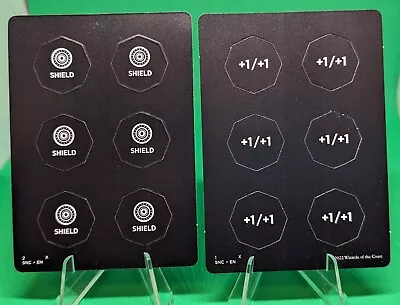 4x Punch Card (#1 & 2) | TOKEN | +1 Shield Counter SNC  | MTG Magic Card • $1.99