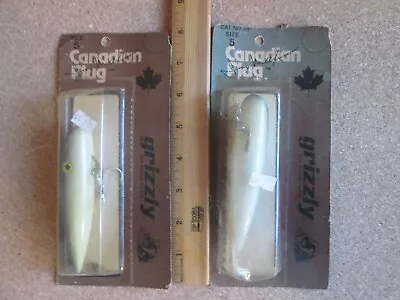 Lot 755 - Rare Vintage Canadian Plug Grizzly Fishing Lure Original Package #5 • $10