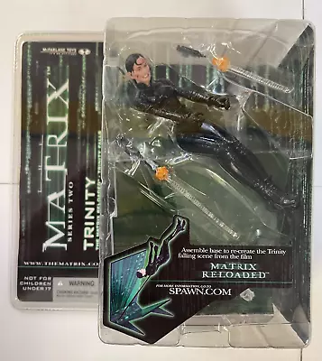 McFarlane Toys The Matrix Reloaded Series Two ~ Trinity ~ 6  Figure ~ UNOPENED • $19.99