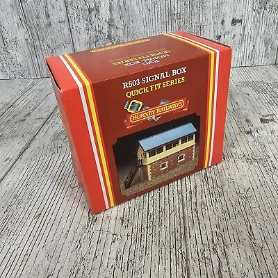 Hornby Boxed R.503 Signal Box ~ OO Gauge Never Used • £9.95