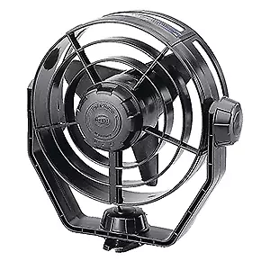 Hella Marine 2-Speed Turbo Fan 12V Black 3361002 Boat Marine • $89.90