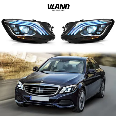 VLAND FULL LED Headlight For Mercedez Benz S-Class 2014-2017 W/Startup Animation • $759.99