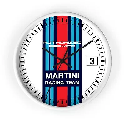 Martini Racing Team Clock (White) By Tifosi Design • $80