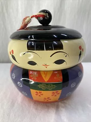 Kokeshi Doll (Bento Box Stacking Bowls Lacquer Ware) • $24.95