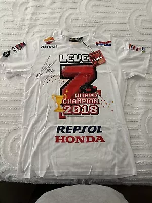 Marc Marquez Level Up Signed 7th Motogp World Championship Shirt New Motogp • $625