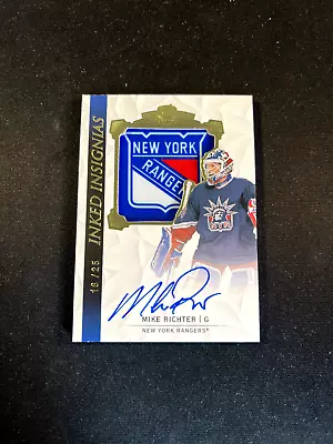 2020-21 Upper Deck The Cup MIKE RICHTER Inked Insignias Patch Auto /25 #II-RI • $27.23