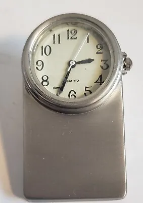 Vintage Miniature Restoration Hardware Clip On Clock • $35