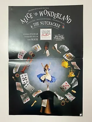 £25 • Buy Alice In Wonderland The Palace Theatre Manchester Window Poster 1995 - GC