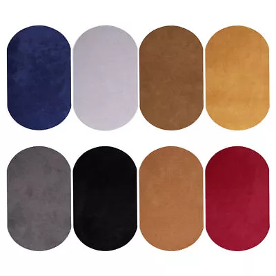 1/5/10pcs Oval Suede Flock Iron On Patches For Clothing Knee Repair Accessories • $4.39