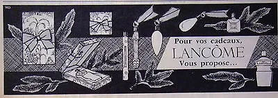 1960 Press Advertisement For Your Gifts LancÔme Offers You Eau D'envol • $3.19