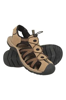 Mountain Warehouse Mens Shandals Comfortable Toe Covered Beach Hiking Sandals • £29.99