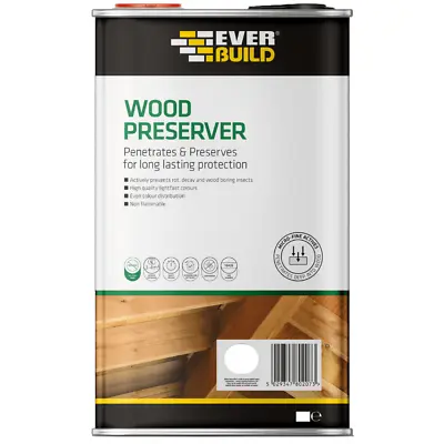 £10 • Buy Clear Lumberjack Wood Preserver Everbuild 1 Litre 1ltr Treatment Protection