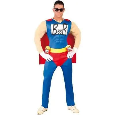 Fiestas Guirca Beerman Superhero Men's Fancy Dress Costume • £25.49