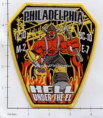 $3.99 • Buy Pennsylvania - Philadelphia Engine 7 Ladder 10 Batt 10 M2 PA Fire Dept Patch
