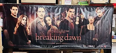 Twilight Breaking Dawn Pt 1 Huge Authentic Movie Theater Vinyl Banner 4FT X 10FT • $300