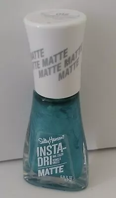 Sally Hansen Insta Dri Matte Nail Polish Color Smoldering Teal 012 • $6.99