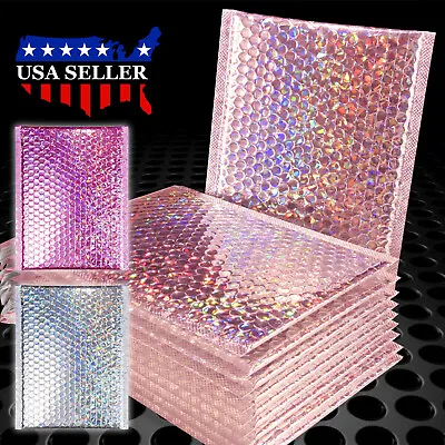 9 X12  Holographic Poly Bubble Mailers Shipping Mailing Padded Bags Envelopes • $239.99