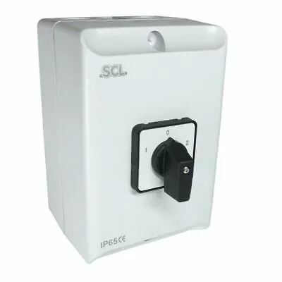 100amp 4 Pole Ip65 Enclosed Change Over Switch - Ic4100 • £92.50